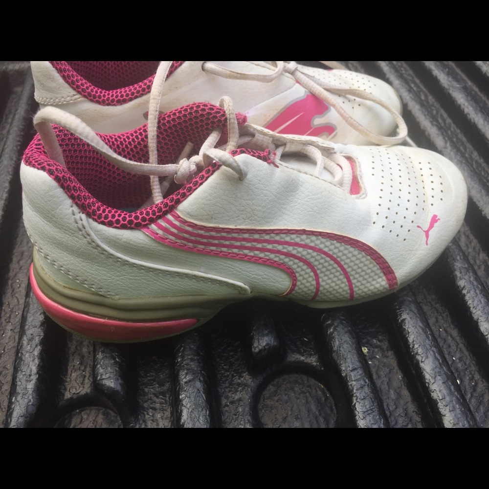 Cute pink and white pumas , make offer